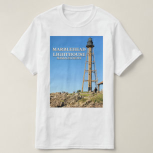 Camiseta Farol de Marblehead, t-shirt de Massachusetts