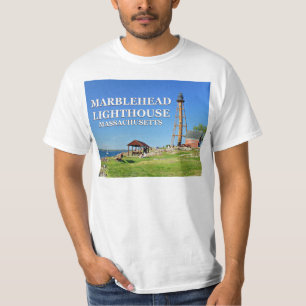 Camiseta Farol de Marblehead, t-shirt de Massachusetts