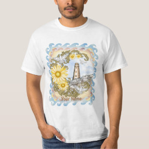 Camiseta Farol de margarida amarela