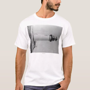 Camiseta Farol de Newport, Oregon no cabo Fowlweather