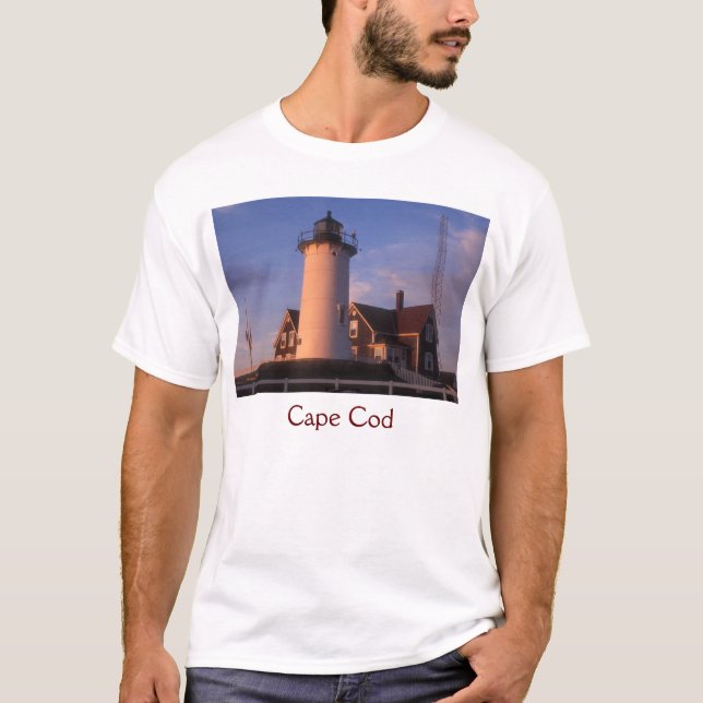 Camiseta Farol de Nobska, Cape Cod (Frente)