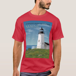 Camiseta Farol de Pemaquid Point