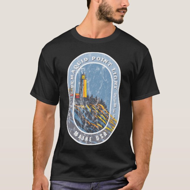 Camiseta Farol de Pemaquid Point 1 (Frente)