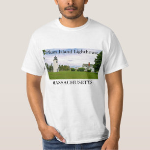 Camiseta Farol de Plum Island, Massachusetts T-Shirt