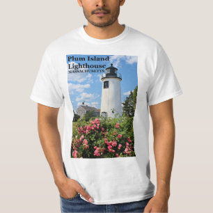 Camiseta Farol de Plum Island, Massachusetts T-Shirt