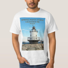 Camiseta Farol de ponta primavera, Camisa-T Maine