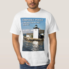 Camiseta Farol de Ponto Grindle, Camisa-T Maine