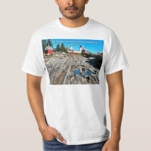 Camiseta Farol de Ponto Pemaquide, Maine