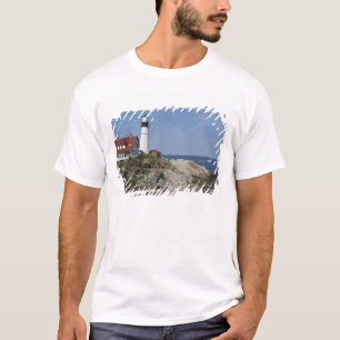 Camiseta Farol de Portland Head, Cape Elizabeth,Maine,