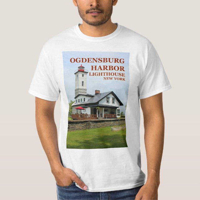 Camiseta Farol de Porto Ogdensburg, New York T-Shirt (Frente)