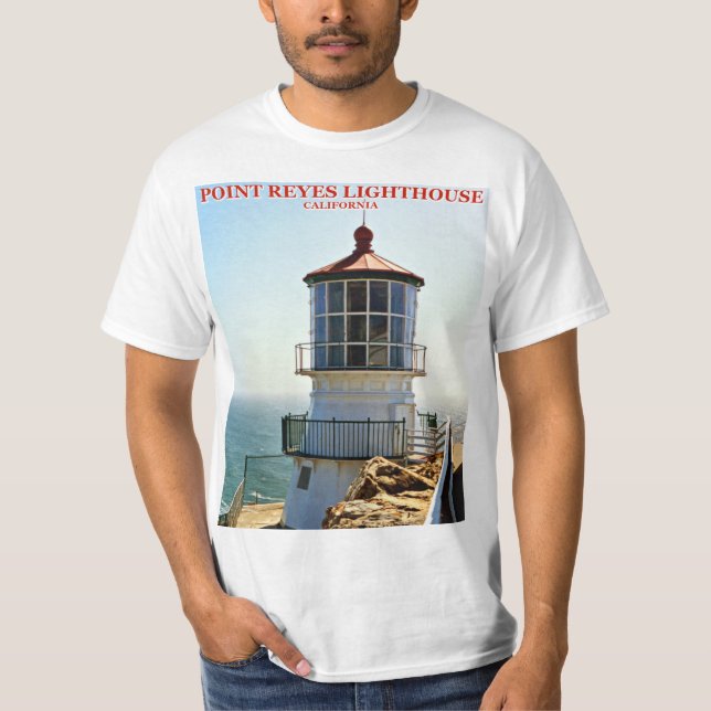 Camiseta Farol de Reyes do ponto, t-shirt de Califórnia (Frente)