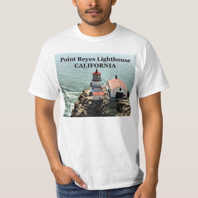 Camiseta Farol de Reyes do ponto, t-shirt de Califórnia (Frente)