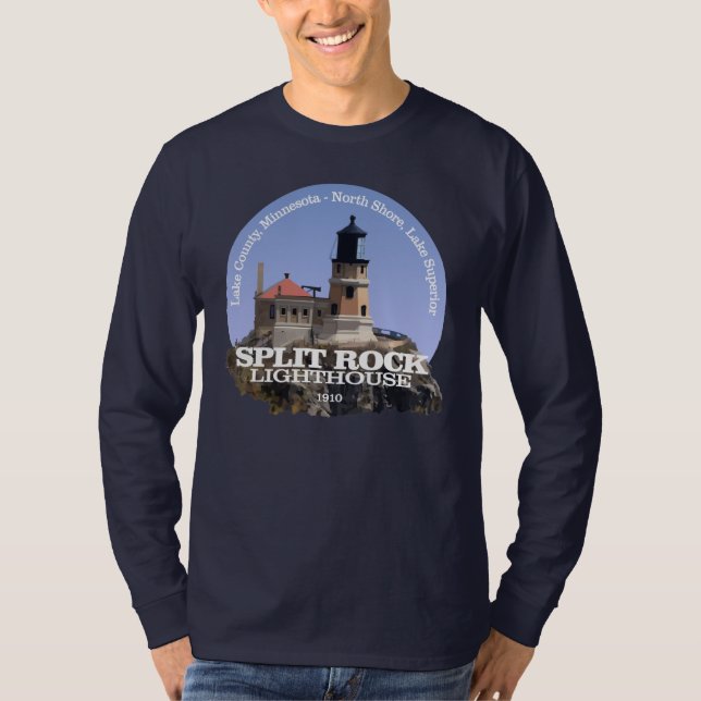 Camiseta Farol de Rock Dividido (Frente)