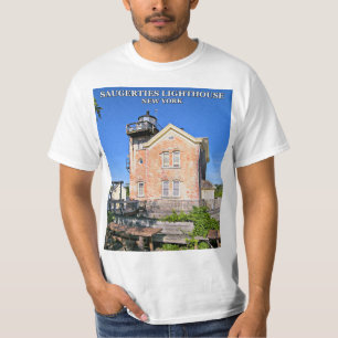 Camiseta Farol de Saugerties, Rio Hudson Nova York