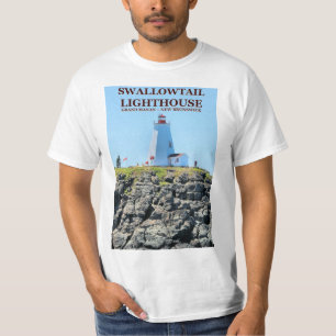 Camiseta Farol de Swallowtail, Grand Manan, N.B. T-Shirt