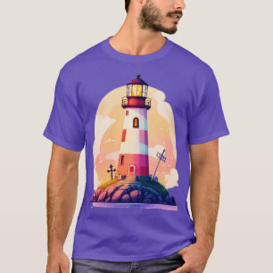 Camiseta Farol de Tranquilidade Um Solo Costeiro