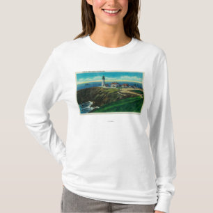 Camiseta Farol de Yaquina e Yaquina HeadYaquina, OU