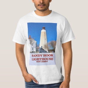 Camiseta Farol do gancho de Sandy, t-shirt de New-jersey