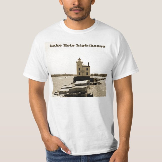 Camiseta Farol do Lago Erie (Frente)