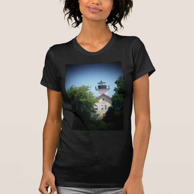 Camiseta farol do Lago Michigan (Frente)