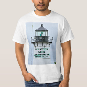 Camiseta Farol do pescoço de Warwick, Rhode - t-shirt da