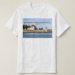Camiseta Farol do ponto de Marshall, TShirt de Clyde Maine