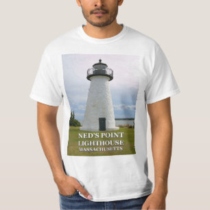 Camiseta Farol do ponto de Ned, t-shirt de Massachusetts