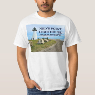 Camiseta Farol do ponto de Ned, t-shirt de Massachusetts