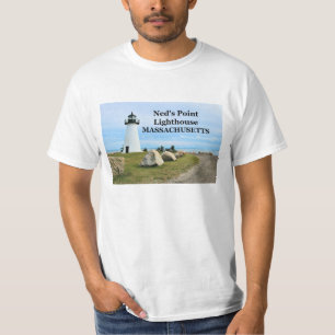 Camiseta Farol do ponto de Ned, t-shirt de Massachusetts
