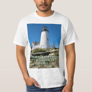 Camiseta Farol do ponto de Pemaquid, Maine