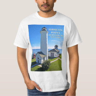 Camiseta Farol do ponto de Tibbetts, t-shirt de New York