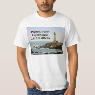 Camiseta Farol do ponto do pombo, t-shirt de Califórnia