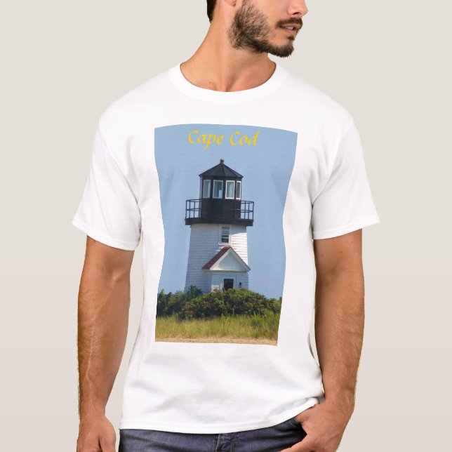 Camiseta Farol do porto de Cape Cod Hyannis (Frente)