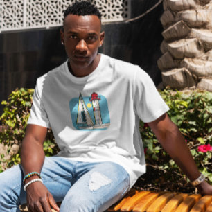 Camiseta Farol E Barco De Velas