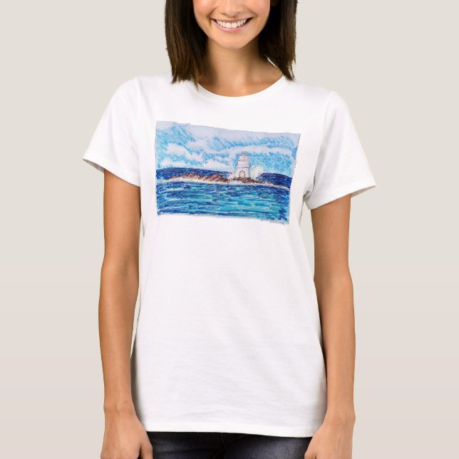 Camiseta Farol em Azul (Frente)