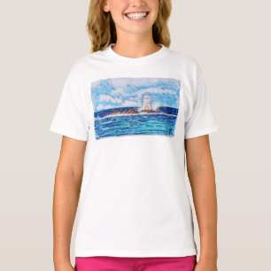 Camiseta Farol em Azul