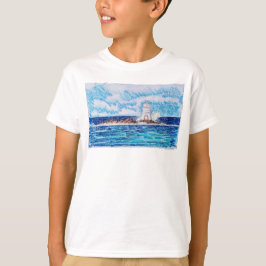 Camiseta Farol em Azul