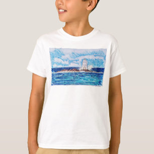 Camiseta Farol em Azul