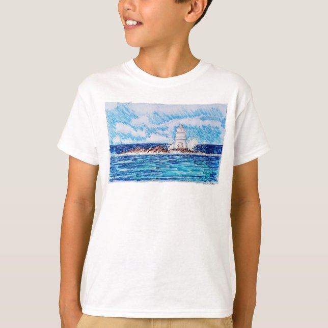 Camiseta Farol em Azul (Frente)