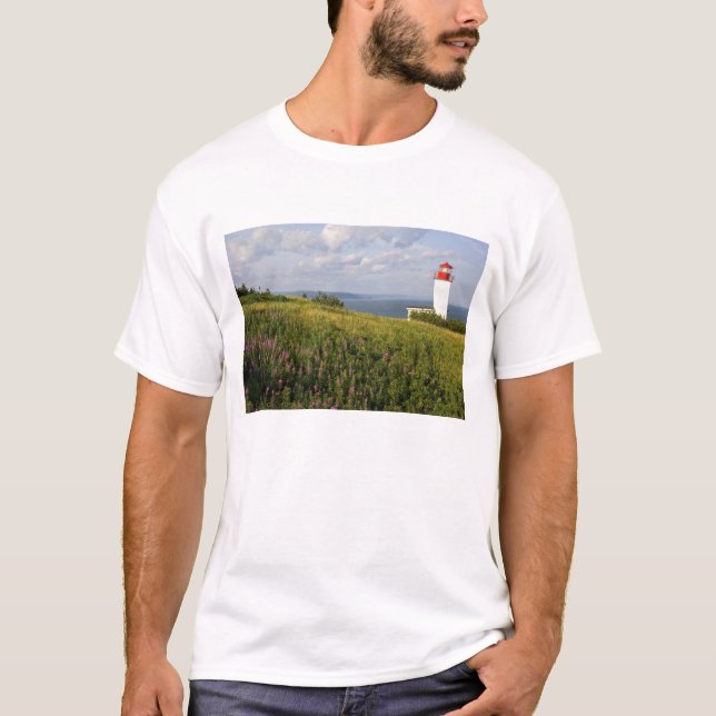 Camiseta Farol em St. Martins, New Brunswick, (Frente)