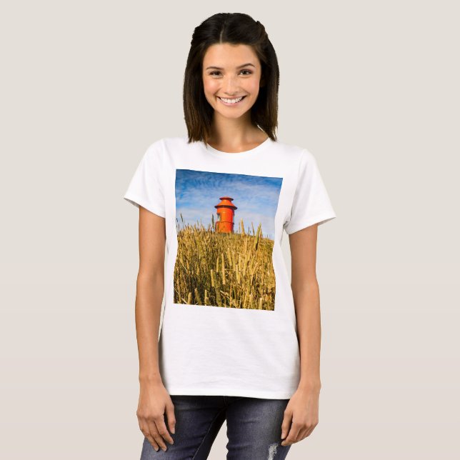 Camiseta Farol em Stykholmur, Islândia (Frente Completa)
