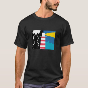 Camiseta Farol Esperança Saúde Mental Nuvem Relâmpago Armaz