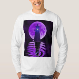 Camiseta Farol iluminado pela lua