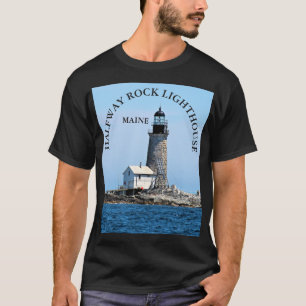 Camiseta Farol incompleto da rocha, t-shirt de Maine