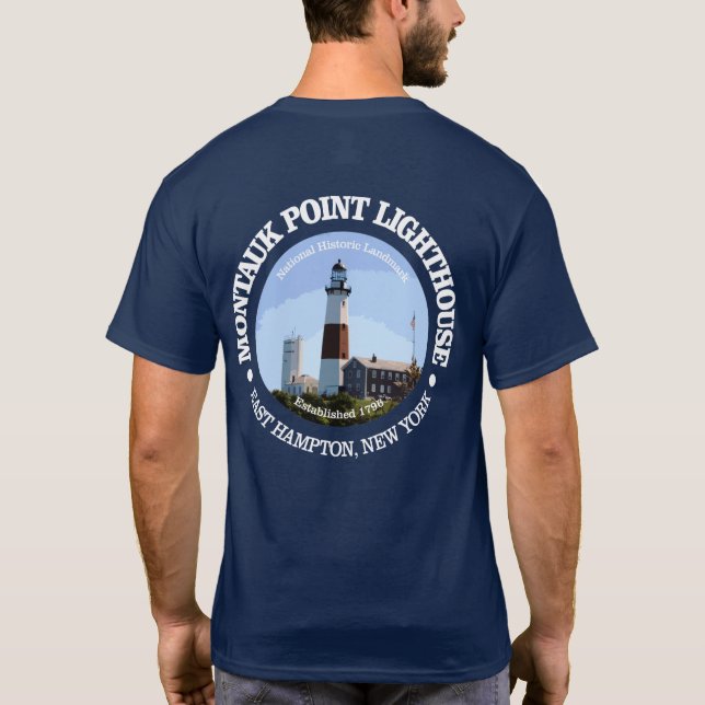 Camiseta Farol Montauk Point (Verso)