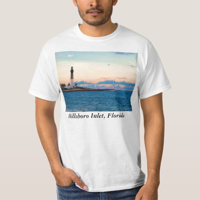 Camiseta Farol no por do sol (Frente)