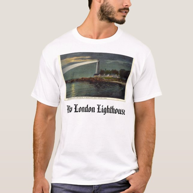 Camiseta Farol novo de Londres, farol novo de Londres (Frente)