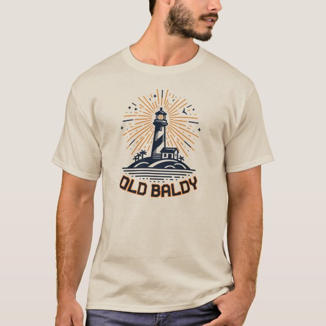 Camiseta Farol Old Baldy ao Nascer do Sol (Frente)