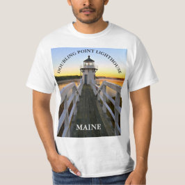 Camiseta Farol Ponto Duplo, Camisa-T Maine