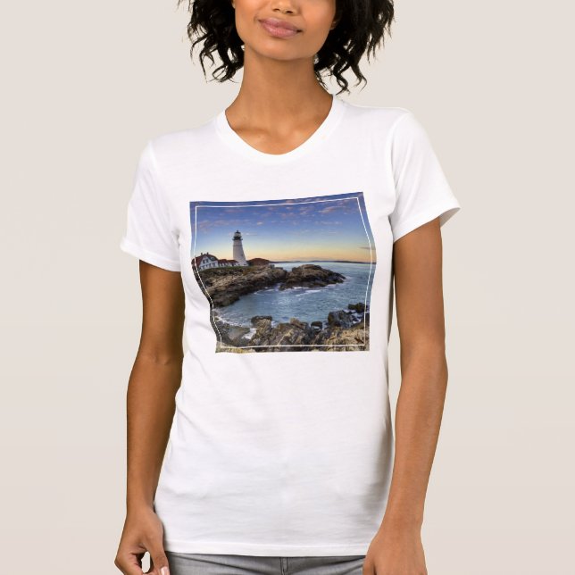 Camiseta Farol principal de Portland (Frente)